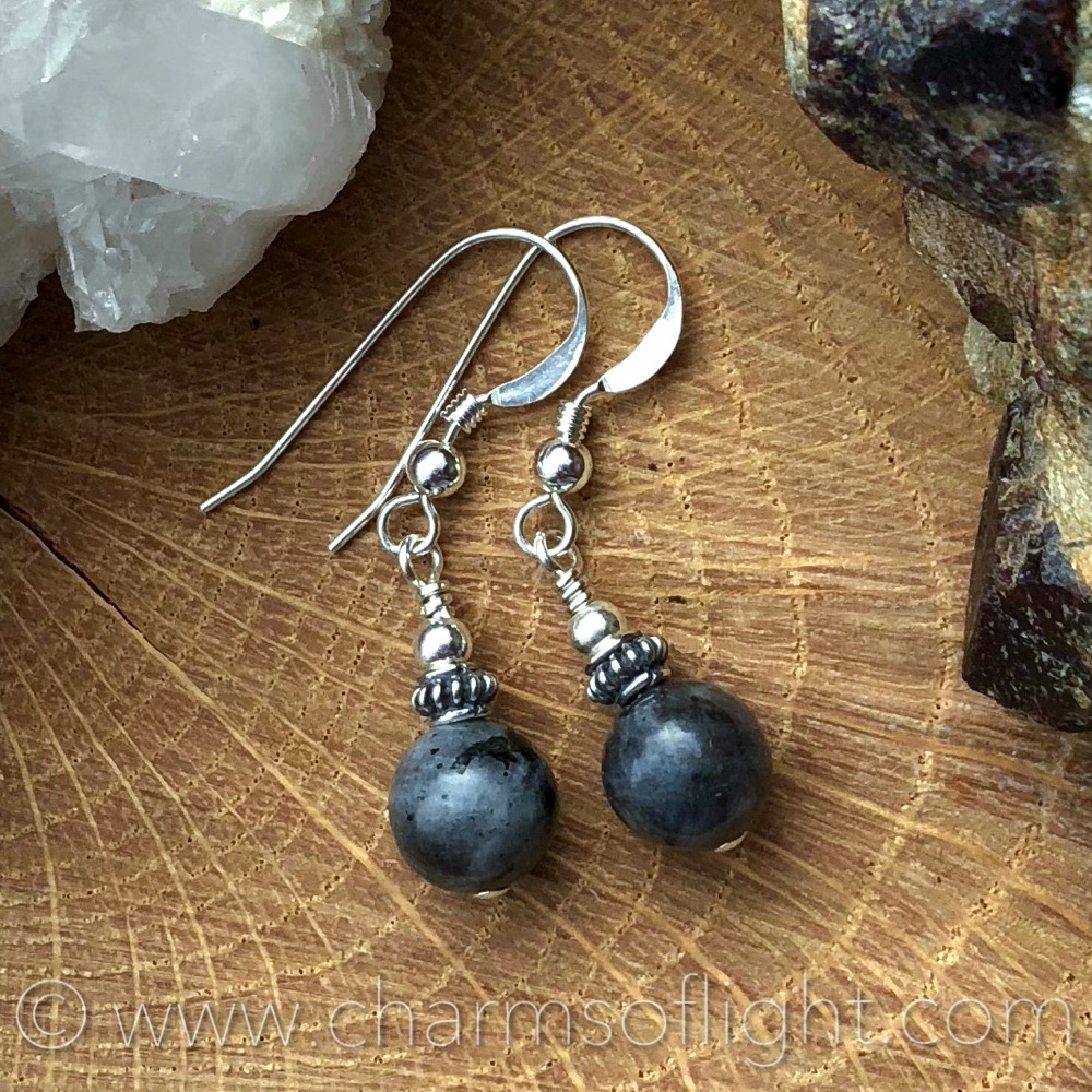 Larvikite Earrings